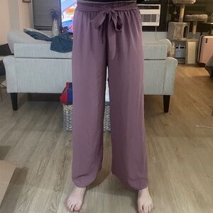Flowy Mauve Work Pants, Size Small.